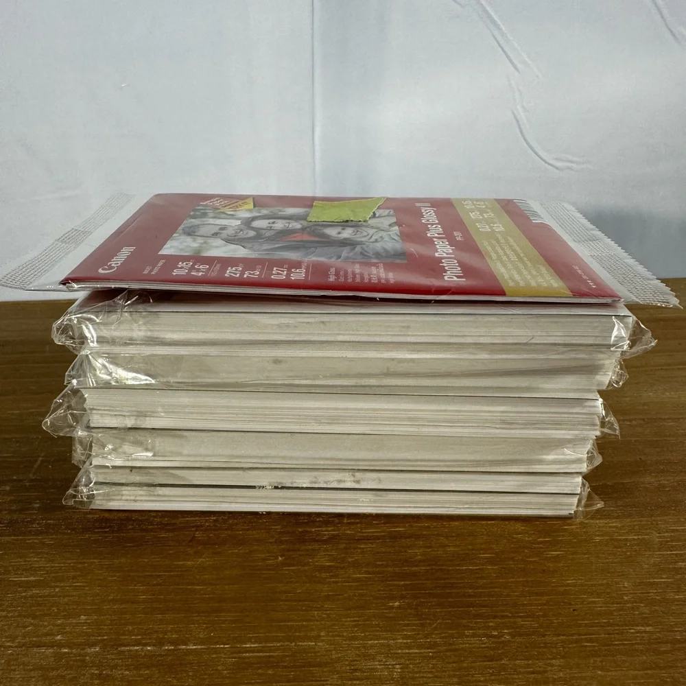 Lot of Canon Photo Paper Plus Glossy II - White